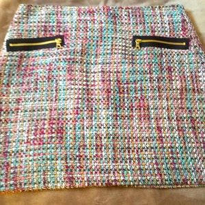 Loft tweed skirt
